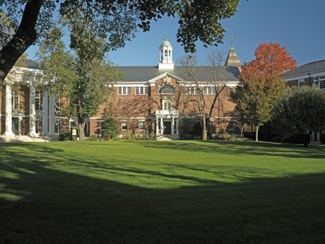 Radcliffe Gymnasium from Radcliffe Commons