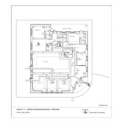 First floor plan of center for music production