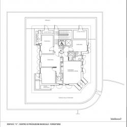 Second floor plan, center for music production